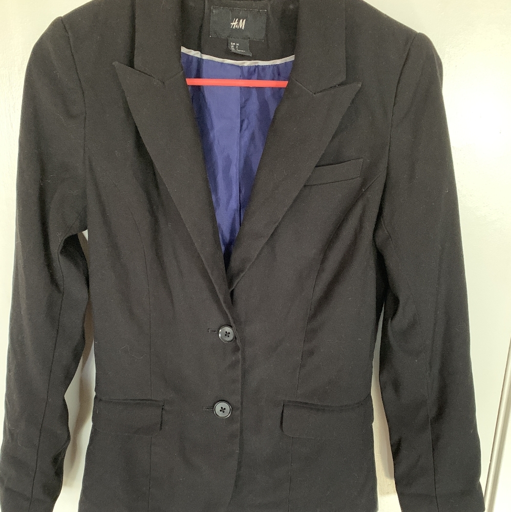 H&M BLACK BLAZER 4